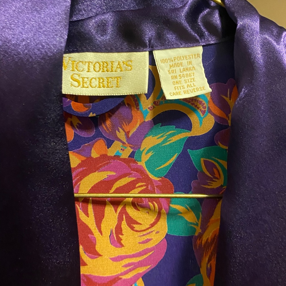 Purple Victorias Secret satin robe